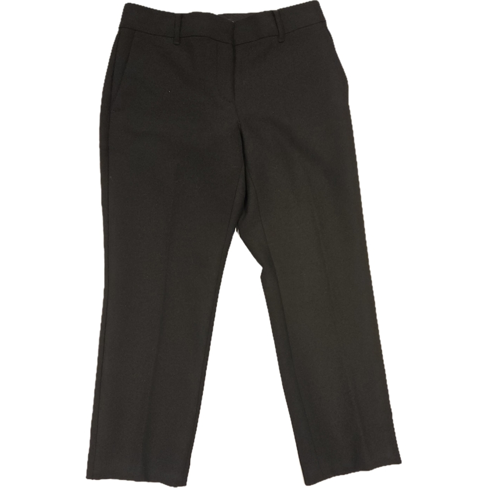 Ann Taylor Kate Fit Black Straight Leg  Pants 6P
